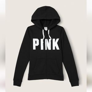Black zip up hoodie